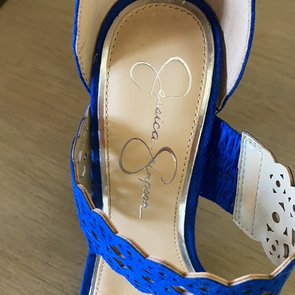 Jessica Simpson Royal Blue Pumps Size 7 Never Worn - Picture 3 of 5